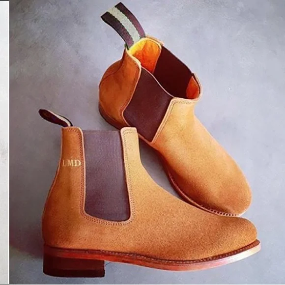 Cordings Duke for Cordings suede Chelsea boot - Picture 1 of 11